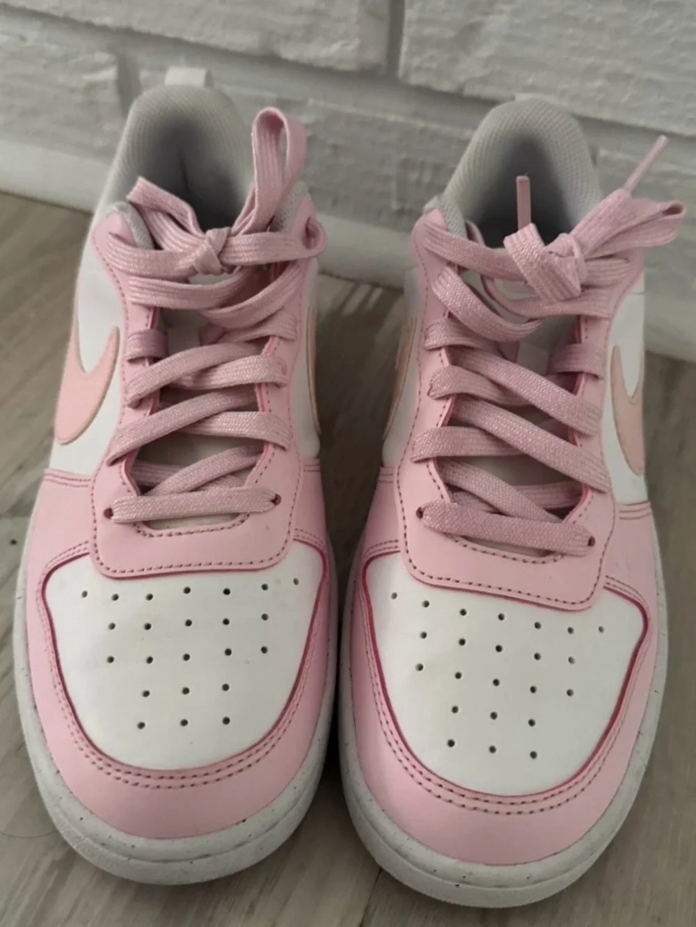 Nike Air Force 1 pink trainers